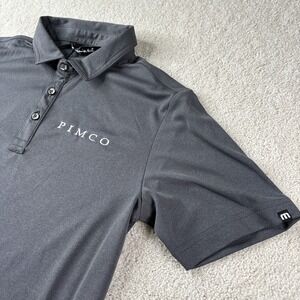 Travis Mathew Coto Performance Polo Shirt Men's S Quiet Shade Grey Golf LOGO NWT